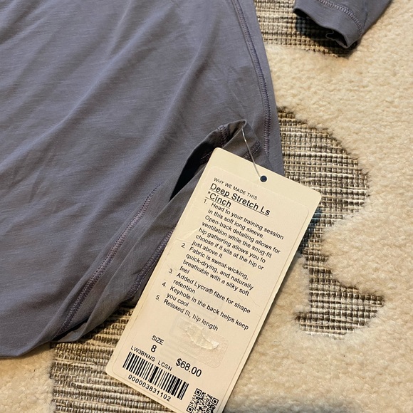 Lululemon New Size 10 LS. Check out all my Lulu. Bundle and save! - Picture 2 of 3